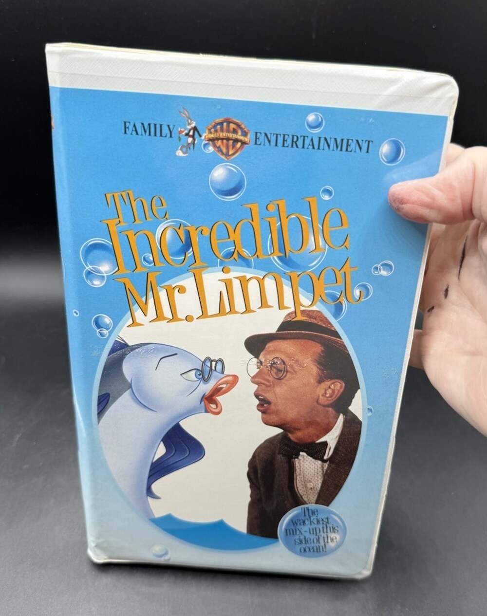 The Incredible Mr. Limpet starring Don Knotts VHS, 1991,Clam Shell Mint! -4
